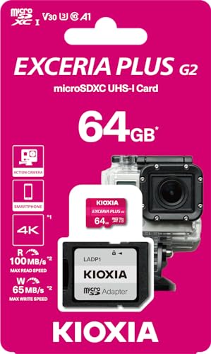 Micro SD KIOXIA 64GB EXCERIA Plus G2 UHS-I C10 Con ADAPTADOR Micro SD KIOXIA 64GB EXCERIA Plus G2 UHS-I C10 Con ADAPTADOR von KIOXIA