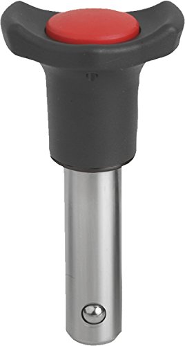 KIPP – Bedienteile | Normelemente K0363.13808040 Kugelsperrbolzen, Form:B, D1=8, L=40, Länge L: 40mm von KIPP - Bedienteile | Normelemente