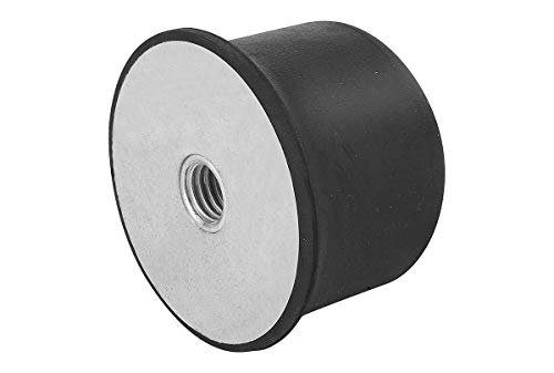 KIPP - Bedienteile | Normelemente K0576.12509055.20 K0576 Gummipuffer, Schwarz, M16 von KIPP - Bedienteile | Normelemente