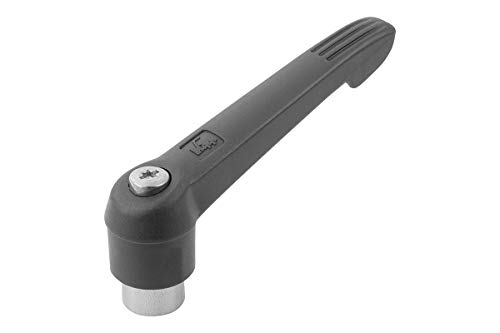 KIPP Klemmhebel Gr.5 M12 Kunststoff, schwarz RAL7021, Komp:Edelstahl, 1 Stück, schwarz grau RAL7021, K0270.5121 KIPP Klemmhebel Gr.5 M12 Kunststoff, schwarz RAL7021, Komp:Edelstahl, 1 Stück, schwarz grau RAL7021, K0270.5121 von KIPP - Bedienteile | Normelemente