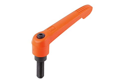 KIPP Klemmhebel K0269 mit Außengewinde M8X50 aus Stahl und Kunststoffgriff orange, Gr.2 KIPP Klemmhebel K0269 mit Außengewinde M8X50 aus Stahl und Kunststoffgriff orange, Gr.2 von KIPP - Bedienteile | Normelemente