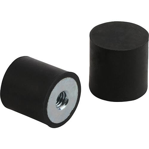 Kipp Gummipuffer TYP E Innengewinde M10 D=50 H=30 Stahl von KIPP - Bedienteile | Normelemente