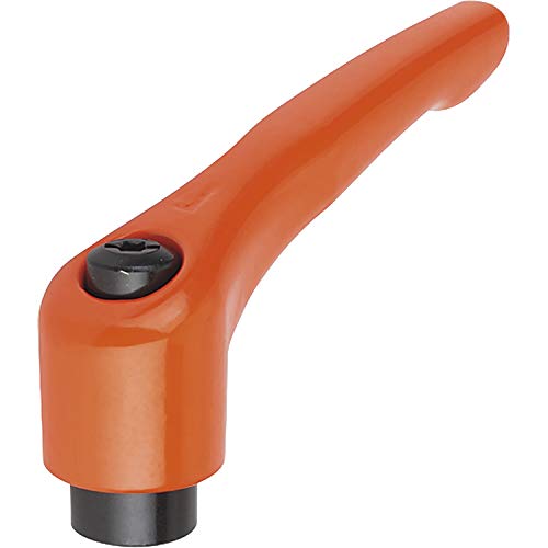 Kipp K0122.2082 Klemmhebel M8 IG, Silber von KIPP - Bedienteile | Normelemente