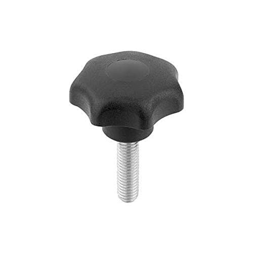 Star Knob, M5, Ext, 0.78, 1.42, SS Insert von KIPP - Bedienteile | Normelemente