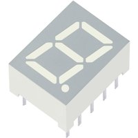 Kingbright 7-Segment-Anzeige Rot 9.9 mm 1.85 V Ziffernanzahl: 1 SC39-11SURKWA von KIPP