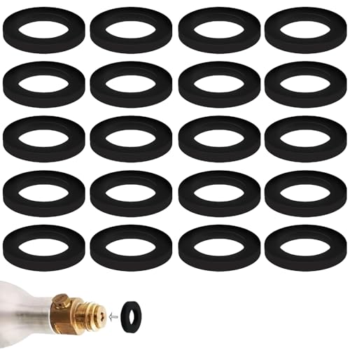 20 Stück Sealing Rings Replacement Parts, für Zylinder Dichtung Ersatz für Wassersprudler Dichtungsringdichtung, Kompatibel mit SodaStream Soda Maker Duo, Art und Terra von KIQAWEE