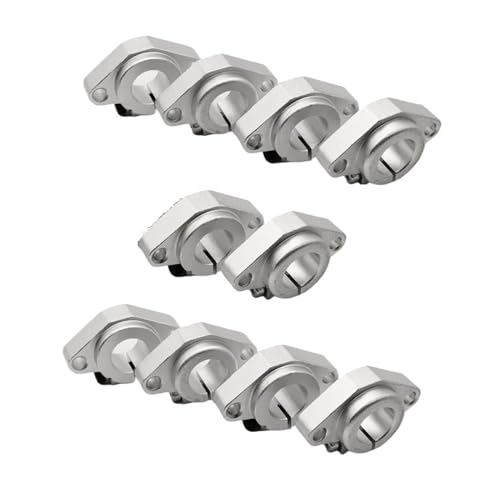 10 Stück SHF10 10 mm Lagerwellenunterstützung Linearschienenunterstützung CNC-Fräser XYZ SHF 10 Lager Führung von KIRANDY