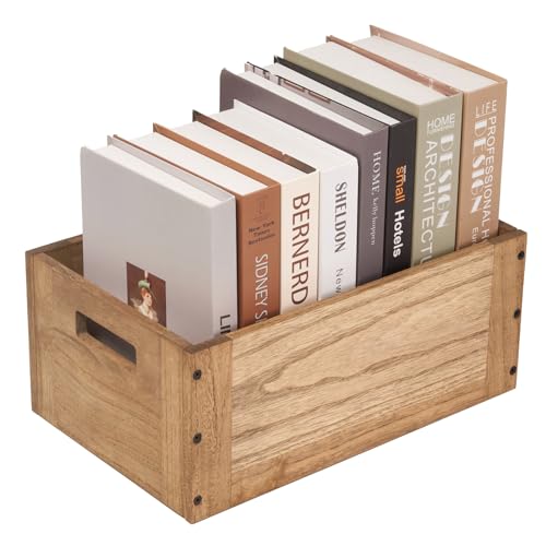 KIRIGEN Stapelbare hölzerne Lagerung Würfel Korb Veranstalter für Haus Bücher Kleidung Spielzeug Büro Würfel Bücherregal Schrank Regal C15 braun KIRIGEN Stapelbare hölzerne Lagerung Würfel Korb Veranstalter für Haus Bücher Kleidung Spielzeug Büro Würfel Bücherregal Schrank Regal C15 braun von KIRIGEN