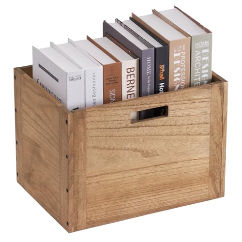 KIRIGEN Stapelbare hölzerne Lagerung Würfel Korb Veranstalter für Haus Bücher Kleidung Spielzeug Büro Würfel Bücherregal Schrank Regal C26 braun KIRIGEN Stapelbare hölzerne Lagerung Würfel Korb Veranstalter für Haus Bücher Kleidung Spielzeug Büro Würfel Bücherregal Schrank Regal C26 braun von KIRIGEN