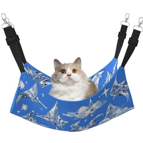 KIRROWE Flying Alien Bird Reversible Cat Hanging Hammock,Double Sided Pet Cage Hammock Hanging Bed Resting Sleepy Pad for Small Animals Pets KIRROWE Flying Alien Bird Reversible Cat Hanging Hammock,Double Sided Pet Cage Hammock Hanging Bed Resting Sleepy Pad for Small Animals Pets von KIRROWE