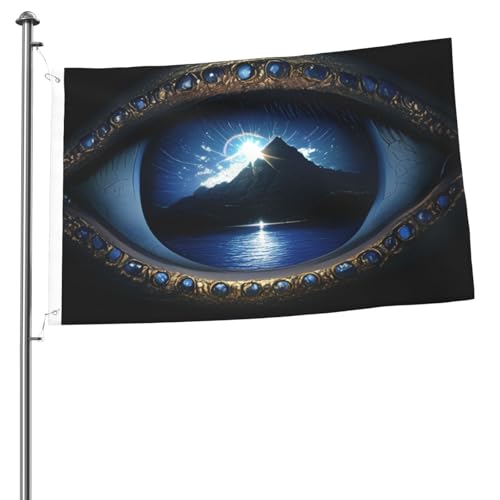 The Peak in Blue Eyes 2 x 3 doppelseitige Flagge, robustes und dekoratives Outdoor-Banner, ideal für Garten, Schlafzimmer und Partydekoration The Peak in Blue Eyes 2 x 3 doppelseitige Flagge, robustes und dekoratives Outdoor-Banner, ideal für Garten, Schlafzimmer und Partydekoration von KIRROWE