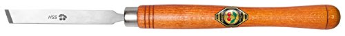 KIRSCHEN Werkzeuge 1559012 | HSS-Drechslerbeitel mit schrägem Flachmeißel 12mm von KIRSCHEN