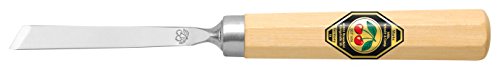 "KIRSCHEN" Werkzeuge 3202004 | Kerbschnitzbeitel mit Weißbuchenheft Stich 1, schräg - 4mm von KIRSCHEN
