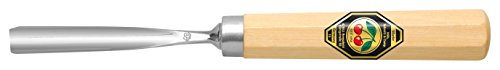 "KIRSCHEN" Werkzeuge 3208006 | Kerbschnitzbeitel mit Weißbuchenheft Stich 8, gerade & mittlerer Höhlung - 6mm von KIRSCHEN