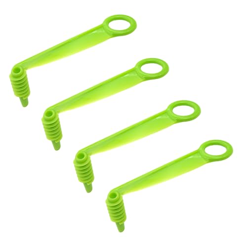 4x Spiralschneider aus lebensmittelechtem Kunststoff – Für kreative Gemüse-Twists (Gurke, Zucchini, Karotte, Apfel) von KIRVOS