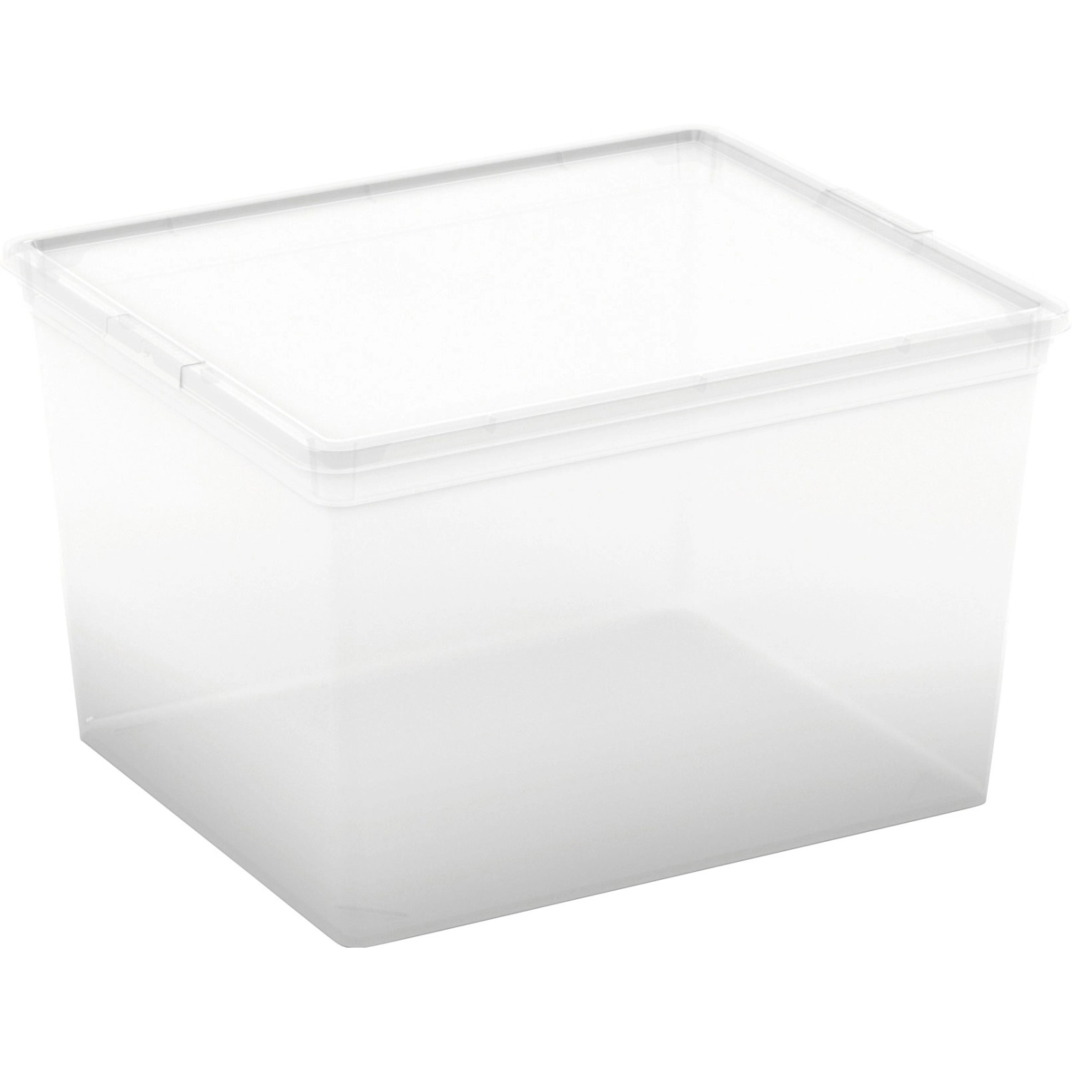 Aufbewahrungsbox C Cube mit Deckel Transparent von Kis