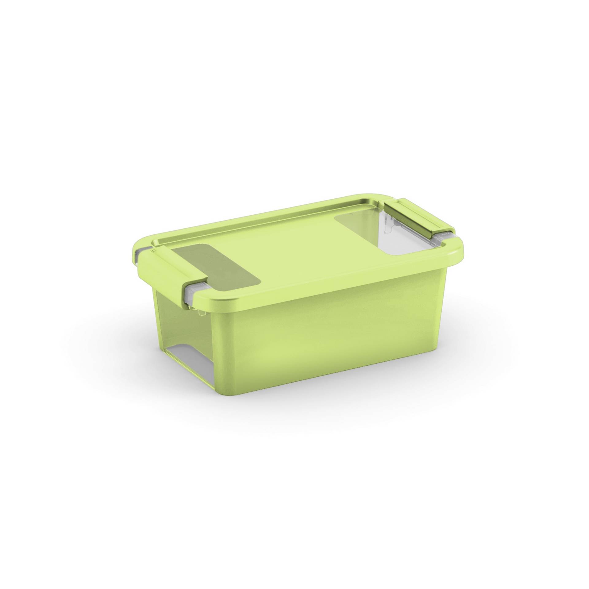 KIS Aufbewahrungsbox 'BI Box XS' hellgrün / transparent 3 l 26,5 x 16 x 10 cm von Kis