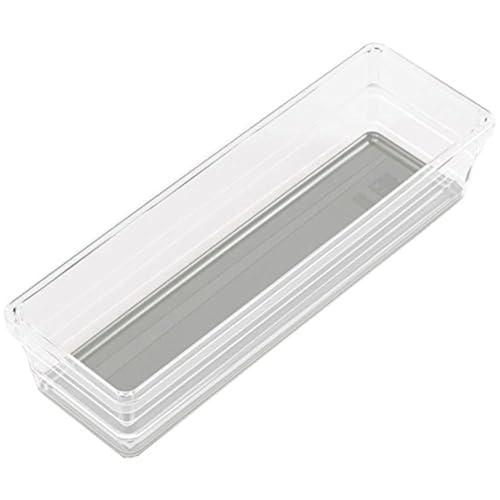 Kis 6075300 0516 02 Sortierbox Sistemo, Plastik, transparent/grau, 7,5 x 22,5 x 5 cm von KIS