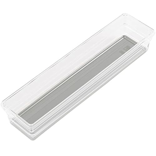 Kis 6075400 0516 02 Sortierbox Sistemo, Plastik, transparent/grau, 7,5 x 30 x 5 cm von KIS