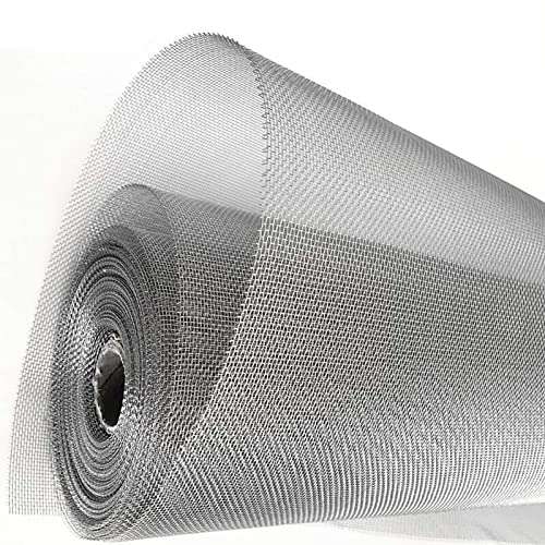 KISKIS Gewebtes Drahtgeflecht aus 304 Edelstahl, Drahtgeflecht, verhindert das Eindringen von Mäusen, Schlangen, Hornissen, Nagetieren, einfach zu schneiden und zu installieren, 60 x 300 cm von KISKIS