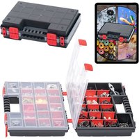 Sortimentskasten Box Organiser Aufbewahrungsbox Kleinteile klappbar, Version: KNOS352510S, 344 x 249 x 100 - Kistenberg Sortimentskasten Box Organiser Aufbewahrungsbox Kleinteile klappbar, Version: KNOS352510S, 344 x 249 x 100 - Kistenberg von KISTENBERG