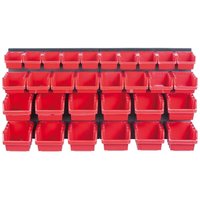 Werkzeugwand Regal Tafel Lagersystem set Stapelkästen Werkzeughänger, Version: KOR3, 32 teilig - Kistenberg Werkzeugwand Regal Tafel Lagersystem set Stapelkästen Werkzeughänger, Version: KOR3, 32 teilig - Kistenberg von KISTENBERG