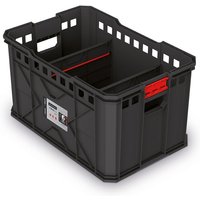 Transportkiste Werkstattkorb Werkzeugkiste Box stapelbar x BlockPro, Version: KXB604030CS, 536 x 354 x 300 - Kistenberg von KISTENBERG