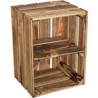 Kistenkolli Altes Land - Obstkiste Bella geflammt mit Mittelbrett Quer / kurz 2er Set Kistenkolli Altes Land - Obstkiste Bella geflammt mit Mittelbrett Quer / kurz 2er Set von KISTENKOLLI ALTES LAND