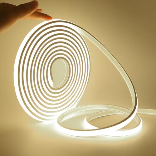 230V COB Neon LED Streifen, 288 LEDs/m Wasserdicht IP65 Schnitt alle 50cm, 220V LED Band Light Strip mit ON/OFF Schalter für Küche, Badezimmer, Werkbank, DIY, Die außendekoration. 230V COB Neon LED Streifen, 288 LEDs/m Wasserdicht IP65 Schnitt alle 50cm, 220V LED Band Light Strip mit ON/OFF Schalter für Küche, Badezimmer, Werkbank, DIY, Die außendekoration. von KISUFU