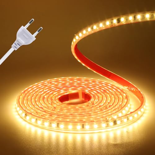 KISUFU 220V LED Strip Light, 2835 SMD 120 LEDs/m Power Free IP65 Waterproof 10cm Cuttable Self-Adhesive LED Strip for Bedroom, Kitchen Outdoor Party DIY Decoration KISUFU 220V LED Strip Light, 2835 SMD 120 LEDs/m Power Free IP65 Waterproof 10cm Cuttable Self-Adhesive LED Strip for Bedroom, Kitchen Outdoor Party DIY Decoration von KISUFU