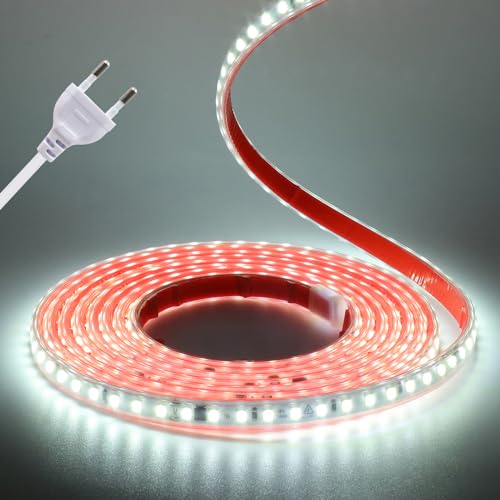 220V LED Strip Light, 2835 SMD 120 LEDs/m Power Free IP65 Waterproof 10cm Cuttable Self-Adhesive LED Strip for Bedroom, Kitchen Outdoor Party DIY Decoration 220V LED Strip Light, 2835 SMD 120 LEDs/m Power Free IP65 Waterproof 10cm Cuttable Self-Adhesive LED Strip for Bedroom, Kitchen Outdoor Party DIY Decoration von KISUFU