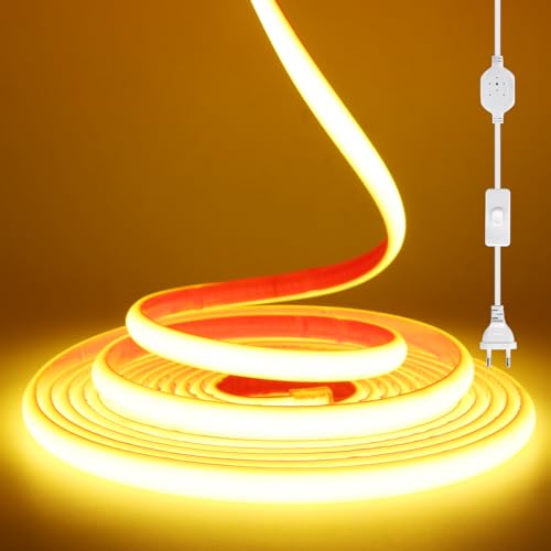 KISUFU 230V COB Neon LED Streifen, 288leds/m Wasserdicht IP67 50cm Cuttable 220V LED Band Selbstklebend Light Strip für Weihnachten, Schlafzimmer, DIY, Urlaub, Zu einer feier im freien. KISUFU 230V COB Neon LED Streifen, 288leds/m Wasserdicht IP67 50cm Cuttable 220V LED Band Selbstklebend Light Strip für Weihnachten, Schlafzimmer, DIY, Urlaub, Zu einer feier im freien. von KISUFU