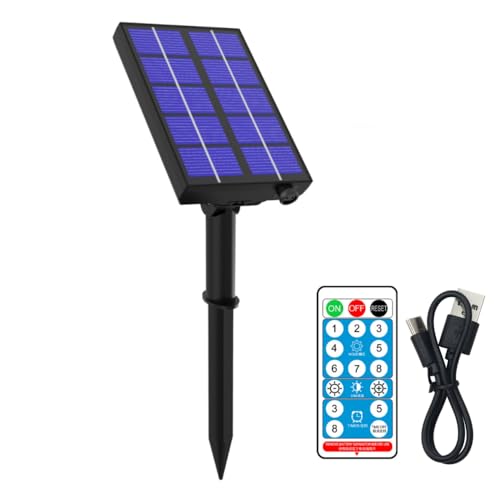 KISUFU 24V 3W 3000MAH USB charging + Remote control positive/negative 8 mode wall mounted ground plug-in solar cell box controller KISUFU 24V 3W 3000MAH USB charging + Remote control positive/negative 8 mode wall mounted ground plug-in solar cell box controller von KISUFU