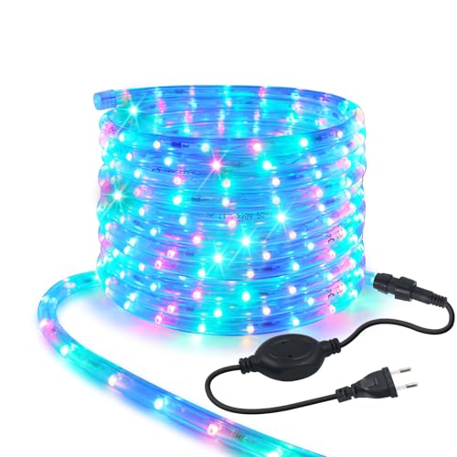 KISUFU 5M LED Strip Rope Lights,220V LED Lichtschlauch Außen,240 LEDs/m Indoor Warmweiß LED Fairy Lights for Garden Decoration,Outdoor LED Lichter Wasserdicht LED Tube KISUFU 5M LED Strip Rope Lights,220V LED Lichtschlauch Außen,240 LEDs/m Indoor Warmweiß LED Fairy Lights for Garden Decoration,Outdoor LED Lichter Wasserdicht LED Tube von KISUFU