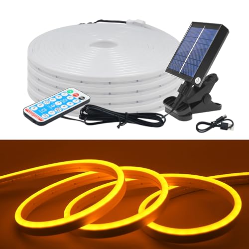 KISUFU Outdoor Solar Powered 12V Neon LED Strip, 2835 120 LEDs/m IP67 Waterproof Solar LED Strip Lights With 1.2W USB Clip Solar Controller for Garden, Home, Holiday, Patio, Party DIY Decoration. KISUFU Outdoor Solar Powered 12V Neon LED Strip, 2835 120 LEDs/m IP67 Waterproof Solar LED Strip Lights With 1.2W USB Clip Solar Controller for Garden, Home, Holiday, Patio, Party DIY Decoration. von KISUFU