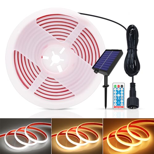 KISUFU Solar Powerd 12V COB LED Neon Light Strip,320 LEDs/m IP68 Waterproof LED Strip Dimmable High Density Light With 1.2W USB Bracket Solar Controller for Outdoor Decoration. KISUFU Solar Powerd 12V COB LED Neon Light Strip,320 LEDs/m IP68 Waterproof LED Strip Dimmable High Density Light With 1.2W USB Bracket Solar Controller for Outdoor Decoration. von KISUFU