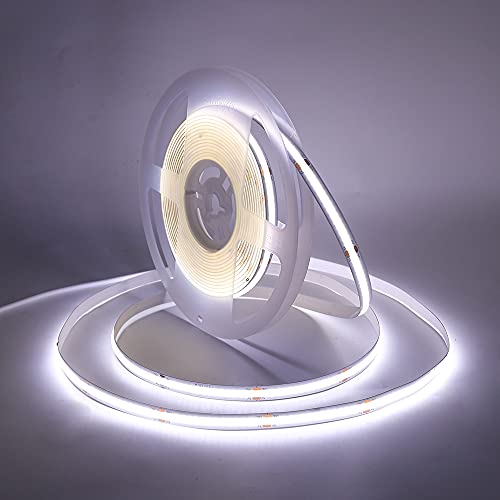 KISUFU USB 5V LED Strip, 320 LEDs/m Flexible COB LED Strip Lights TV Backlight, Flexible Underfloor Light Touch Dimmer Light Strip for Kitchen, Bedroom, Home DIY Lighting. von KISUFU