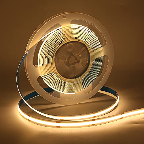 KISUFU USB COB LED Strip Cold White 6000K 5V LED Strip 320/leds TV Backlight Flexible Led Strip Self-Adhesive Waterproof IP65 LED Strip Light for Indoor Home Kitchen Decoration von KISUFU