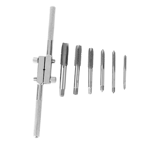 KITANDOVE 7-teiliges Windeisen-set – Gewindebohrer-set Mit Metrischem Gewinde Gewindereparaturwerkzeug Mit Hoher Härte von KITANDOVE