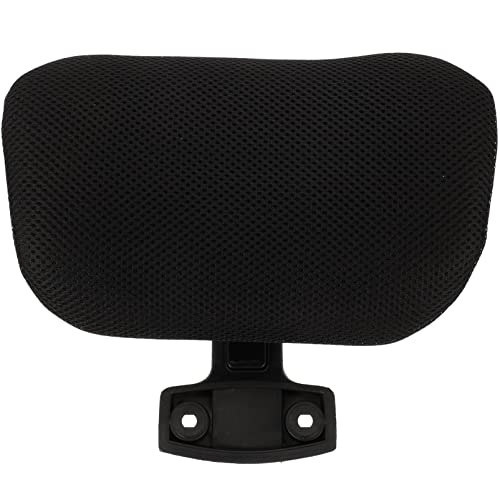 KITANDOVE 1 Satz Bürostuhl Kopfstütze mit Verstellbarem Nackenstützenkissen Ergonomisches Kopfkissen für Computerstuhl Einfach zu Montieren Geeignet für Büro und Zuhause Schwarz von KITANDOVE