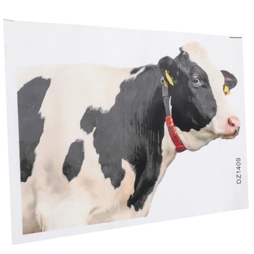KITANDOVE Lebendige Kuh-fensteraufkleber Dekoration Wandaufkleber 1 Set Pvc-material Entfernbarer Aufkleber Für Jungen- Und Mädchenzimmer Wohnzimmer von KITANDOVE