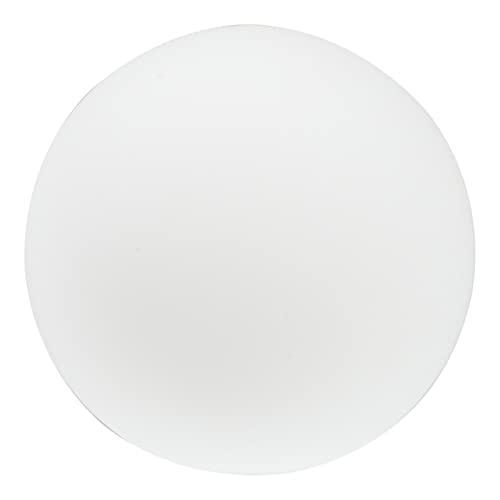 KITANDOVE 1 Stück Milchglas-Lampenschirm als Ersatz für Deckenleuchte 12 cm Durchmesser 5 5 cm zentrales Loch für Schlafzimmer und Wohnzimmer von KITANDOVE
