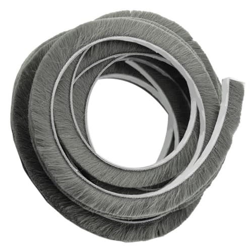 KITANDOVE 1Rolle Dichtungsstreifen für Fenster und Türen Selbstklebend Winddicht und Flexibel für Aluminiumprofile Einfach Anzubringen und Anzupassen von KITANDOVE