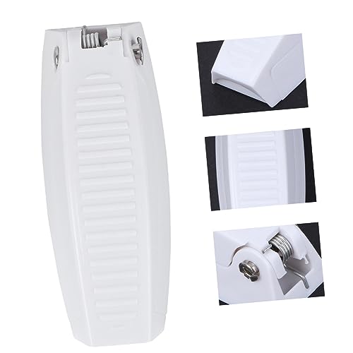 KITANDOVE 2 Stück Gepäck Türanschluss Clips für Wohnmobile Robuste Halterungen mit Schraub oder Klebebandmontage für Sichere Türverriegelung von KITANDOVE