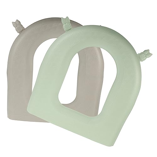 KITANDOVE 2 Stück Toilettensitzkissen wasserdichte und Waschbare Toilettenauflagen Dicke Eva Polster für für Zuhause und Unterwegs und Grün KITANDOVE 2 Stück Toilettensitzkissen wasserdichte und Waschbare Toilettenauflagen Dicke Eva Polster für für Zuhause und Unterwegs und Grün von KITANDOVE