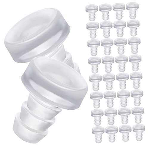 KITANDOVE 200Stücke Antikollisions Stoßstangen PVC Klare Geräuschdämpfer für Schranktüren und Möbel Selbstklebend Stoßfest für Schubladen und Glastische von KITANDOVE