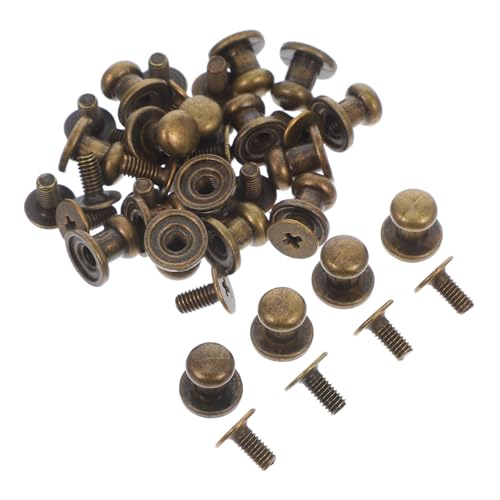 KITANDOVE 20Sätze Miniatur Antik Schubladengriffe aus Bronze Vintage Knäufe für Schubladen Schmuckkästchen und Kommoden Einfache Installation Vielseitig Einsetzbar von KITANDOVE
