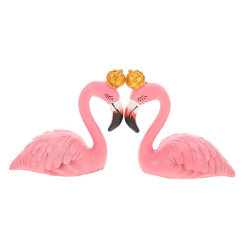 KITANDOVE 2stücke Resin Flamingo Dekofigur Pärchen Ornament Für Romantische Anlässe Hochzeiten Für Zuhause Und Kinderzimmer KITANDOVE 2stücke Resin Flamingo Dekofigur Pärchen Ornament Für Romantische Anlässe Hochzeiten Für Zuhause Und Kinderzimmer von KITANDOVE