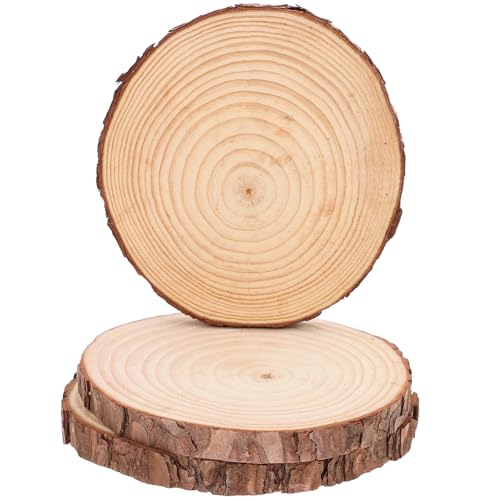KITANDOVE 3stücke Holz Trittsteine Für Garten Dekorative Gehwegplatten Aus Robustem Holz Für Garten Rasen Und Außenbereich Langlebig Und Stilvoll von KITANDOVE