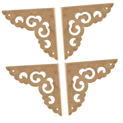 KITANDOVE Eckenschützer Aus Kupfer Für Holzkisten Kisteneckenschutz Schutzvorrichtungen Dekorative Kantenabdeckungen Langlebig Und Robust von KITANDOVE